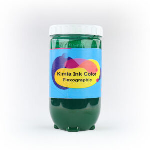 Water-based carton printing ink-green